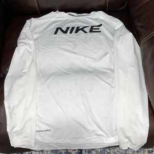 Long sleeve white spandex
